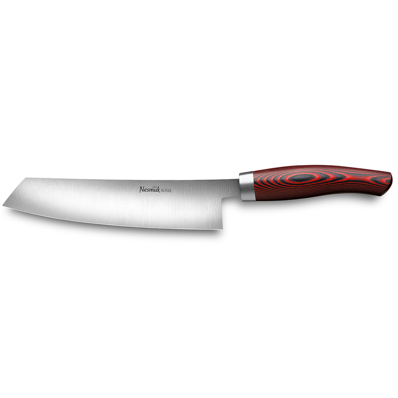 Nesmuk Soul couteau de cuisine 180 Micarta Red